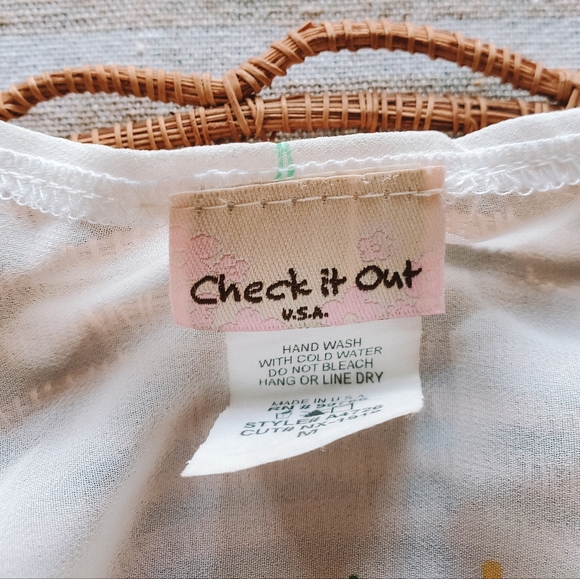 Vintage Cottagecore Sheer Top - Picture 4 of 4